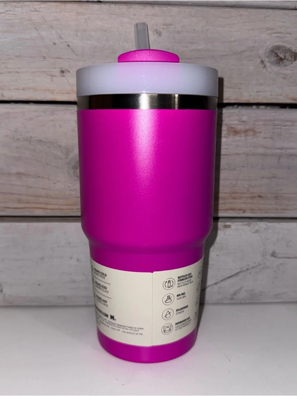Stanley 20oz Quencher Tumbler VIVID VIOLET Summer 2024 Heat Wave Collection NWT - Picture 2 of 5